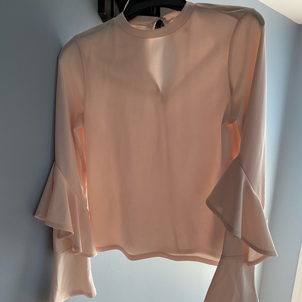 Blush Pink Long Sleeve Shirt